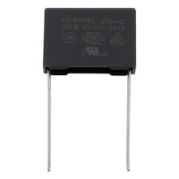 C42P2104M6TC000 CAP.POL.100nF 275VAC 15MM 125C 20% X2 TB FTS - 1