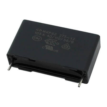 C42P2105KBSC400 CAP.POL.1uF 275VAC 27.5MM 10% X2 BULK CUT LEAD 4MM - 1