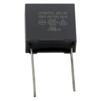 C42Q2104K4SC000 CAP.POL.100nF 305VAC 10MM 10% X2 MKP BULK - 1