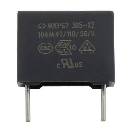 C42Q2104M4GC450 CAP.POL.100nF 305VAC 10MM 20% X2 TB - 1