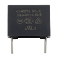 C42Q2104M4GC450 CAP.POL.100nF 305VAC 10MM 20% X2 TB - 1