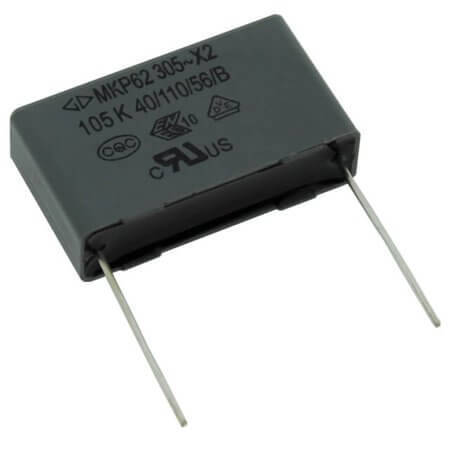 C42Q2105KBSAB07 CAP.POL.1uF 305VAC 27.5MM 10% X2 TB FARATRONIC - 1