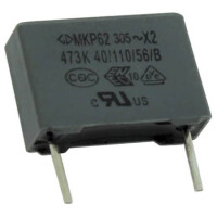 C42Q2473K4SC450 CAP.POL.47nF 305VAC 10MM 10% X2 BULK FARATRONIC - 1