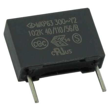 C43Q1102K40C450 CAP.POL.1nF 300VAC 10MM 10% Y2 BULK FARATRONIC - 1