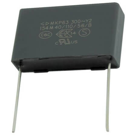 C43Q1154MB1C000 CAP.POL.150nF 300VAC 27.5MM Y2 BULK FARATRONIC - 1