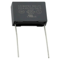 C43Q1223K6SA605 CAP.POL.22nF 250VAC 15MM 10% Y2 AMMO-PACK - 1