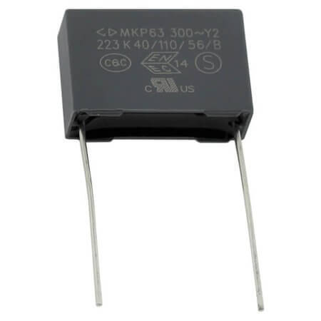C43Q1223K6SA605 CAP.POL.22nF 250VAC 15MM 10% Y2 AMMO-PACK - 1