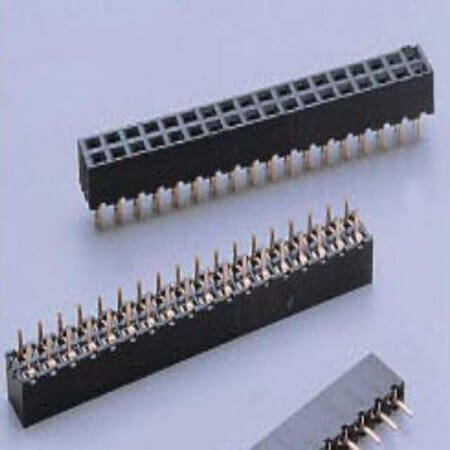 C6801-16BSGHT0R FEMALE HEADER 16PIN(2x8) 2.00mm THT V/T TUBE - 1
