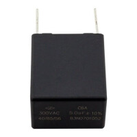 C6AQ1505KB00000 CAP.POL.5uF 300VAC FARATRONIC - 1