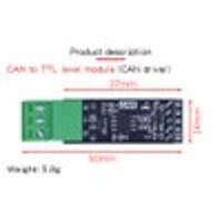 CAN Bus To TTL Serial Port Converter Adapter Communication Module - 1