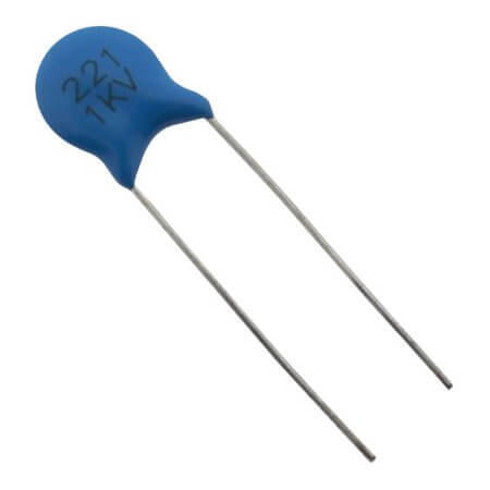 CC-221K-1KV CAP.CER.220pF 1000V 5MM 10% Y5P - 1