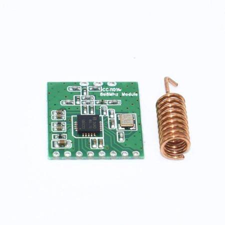 CC1101 868Mhz Wireless Transceiver Module With Antenna Half Hole - 1