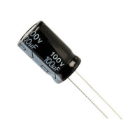 CD11GCL-100V100 CAP.EL.100uF 100V 10x16 5MM 105C L.ESR 12000H TB - 1