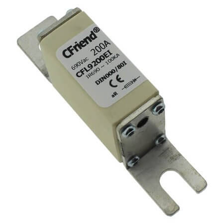 CFL9200EI FUSE 200A 660V NH00 TYPE CHASIS MOUNT - 1