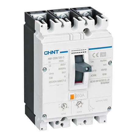 CHINT-149470 KOMPAKT ŞALTER NM8-250H 3 KUTUPLU 160A 100KA TERMİ - 1