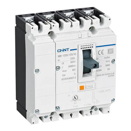 CHINT-149938 KOMPAKT ŞALTER NM8-125S 4 KUTUPLU 80A 50KA TERMİK - 1