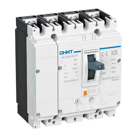 CHINT-149942 KOMPAKT ŞALTER NM8-250S 4 KUTUPLU 160A 50KA TERMİK - 1