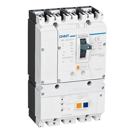 CHINT-150041 KOMPAKT ŞALTER NM8L-250S 4P 125A 50KA KAÇAK AKIM K - 1
