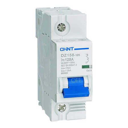 CHINT-158089 OTOMATİK SİGORTA DZ158 SERİSİ/1 KUTUPLU 10KA/C TİP - 1