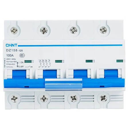 CHINT-158098 OTOMATİK SİGORTA DZ158 SERİSİ/4 KUTUPLU 10KA/C TİP - 1