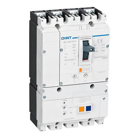 CHINT-169299 KOMPAKT ŞALTER NM8L-250S 4P 160A 50KA KAÇAK AKIM K - 1