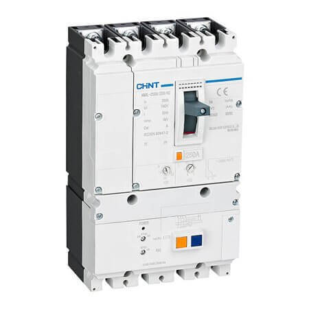 CHINT-169301 KOMPAKT ŞALTER NM8L-250S 4P 250A 50KA KAÇAK AKIM K - 1