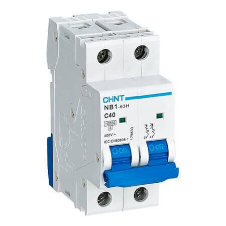 CHINT-179835 OTOMATİK SİGORTA NB1 SERİSİ/2 KUTUPLU 10KA/C TİPİ - 1