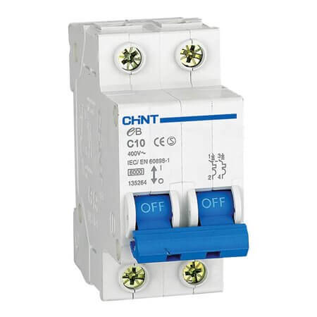 CHINT-186467 OTOMATİK SİGORTA EB SERİSİ/2 KUTUPLU 4,5KA/C TİPİ - 1