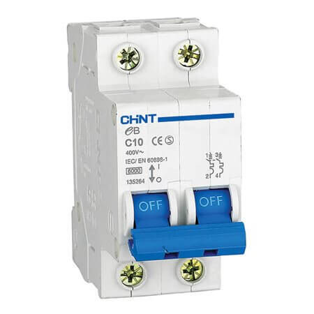CHINT-187002 OTOMATİK SİGORTA EB SERİSİ/2 KUTUPLU 4,5KA/B TİPİ - 1