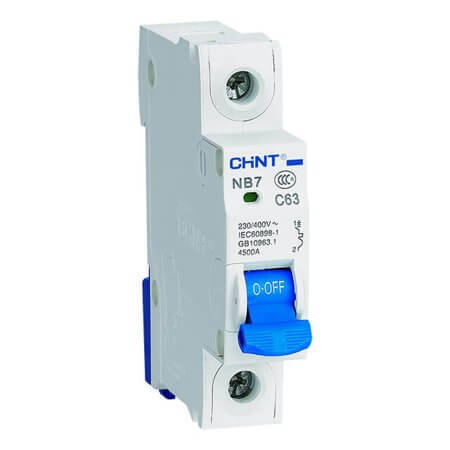 CHINT-192173 OTOMATİK SİGORTA NB7 SERİSİ/1 KUTUPLU 6KA/C TİPİ 1 - 1