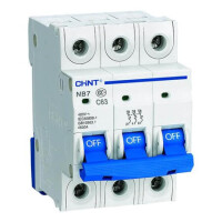CHINT-192238 OTOMATİK SİGORTA NB7 SERİSİ/3 KUTUPLU 6KA/B TİPİ 1 - 1