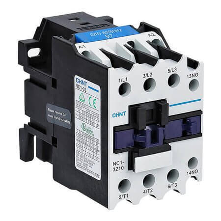 CHINT-221029 KONTAKTÖR NC1-0910 220V AC BOBİNLİ 3 KUTUPLU,4KW,9 - 1
