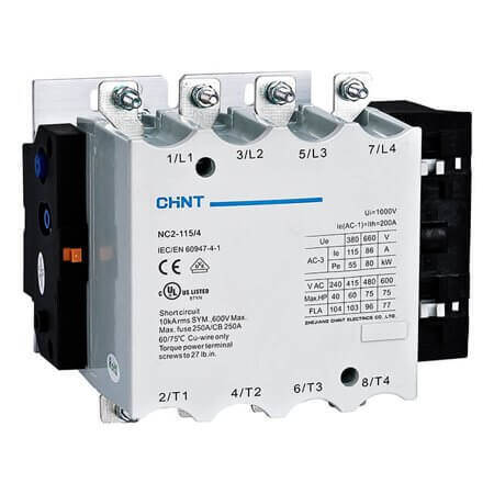 CHINT-236103 KONTAKTÖR 4 KUTUPLU 220V-240V AC BOBİNLİ NC2-330M4 - 1
