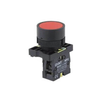 CHINT-574089 YAYLI BUTON 220/380 V AC 1NK KIRMIZI - 1