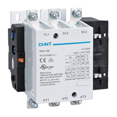 CHINT-671398 KONTAKTÖR 3 KUTUPLU 220V-240V AC BOBİNLİ NC2-150M - 1