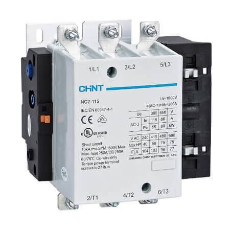 CHINT-671433 KONTAKTÖR 3 KUTUPLU 220V-240V AC BOBİNLİ NC2-115M - 1