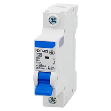 CHINT-814042 OTOMATİK SİGORTA NXB SERİSİ/1 KUTUPLU 6KA/B TİPİ 2 - 1
