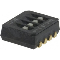 CHS-04TA1 SWITCH DIP 4 Pos. SPST 100mA 6VDC SMT V/T TR - 1