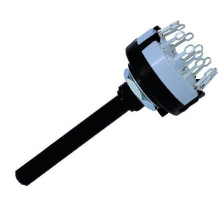 CK1028 SWITCH ROTARY 1X12 SOLDER BBM NON-STOP LORLIN - 1