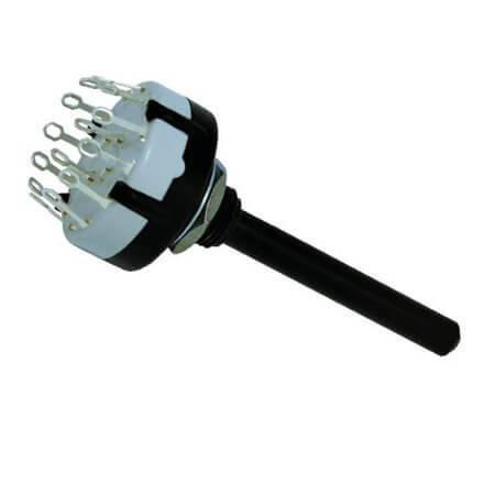 CK1030 SWITCH ROTARY 2X6 SOLDER BBM LORLIN - 1