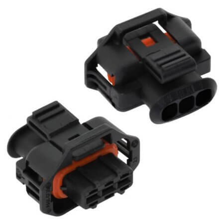 CKK7036-3.5-21B CONNECTOR 3P 6.00MM FEMALE BLACK AUTOMOTIVE - 1