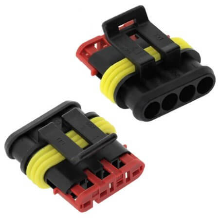 CKK7041-1.5-21B CONNECTOR HOUSING 4POLE 6.00MM BLACK - 1