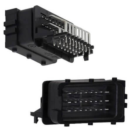 CKK724B-1.5-2.5-11B CONNECTOR 24PIN 90°C MALE BLACK PCB TO WIRE - 1