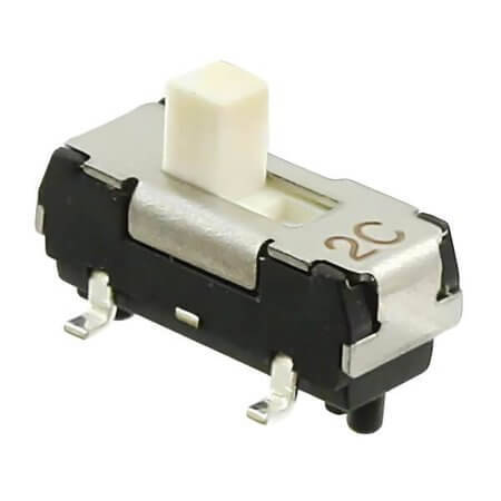 CL-SB-12B-01T SWITCH SLIDE 1P2T 200mA 12V On-On SMT V/T - 1