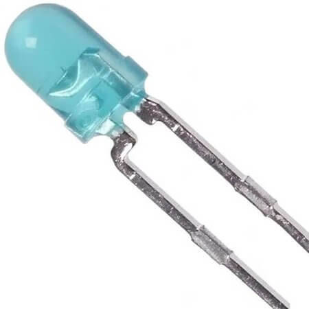 CMD264-UBD LED 3MM BLUE 100mcd 45° Blue/DIFFUSED - 1