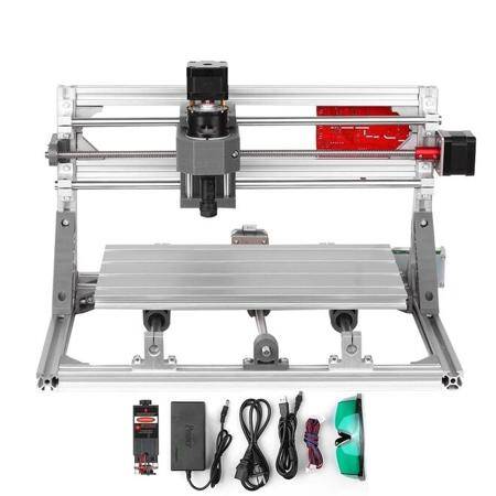 CNC3018 DIY Mini Desktop Engraving Machine Laser CNC Picture Woodworking Engraving Machine GRBL Control EU Plugwith 2500mw Laser + Offline - 1