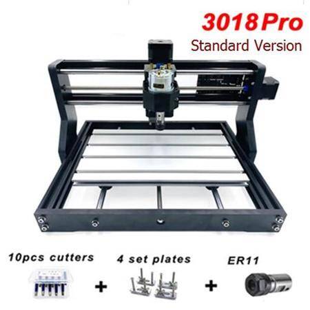 CNC3018 Pro DIY Mini Desktop Engraving Machine Laser CNC Picture Woodworking Engraving Machine GRBL Control EU Plug Without Laser - 1
