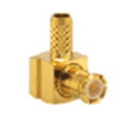 CONMCX012 CONN MCX PLUG R/A 50 OHM SOLDER - 1