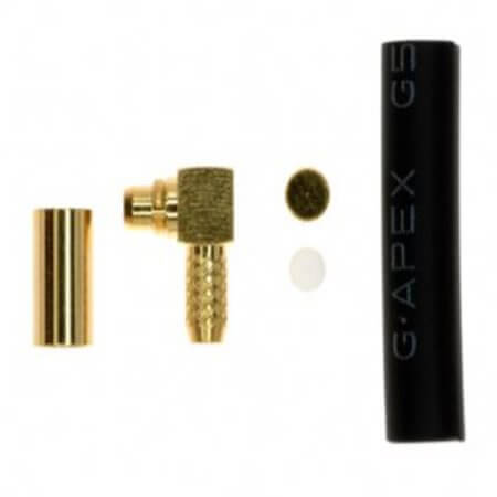 CONMMCX012 CONN MMCX PLUG R/A 50 OHM SOLDER - 1