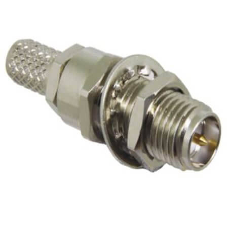 CONREVSMA005-R58 CONN RPSMA RCPT STR 50OHM SOLDER - 1